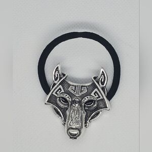 1pcs Viking Metal Wolf Hair Tie